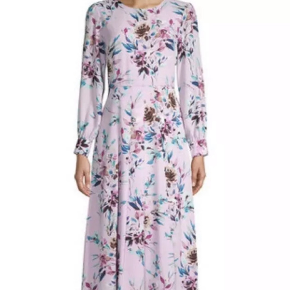 NWT Nanette Lepore Sugar Plum Floral maxi dress